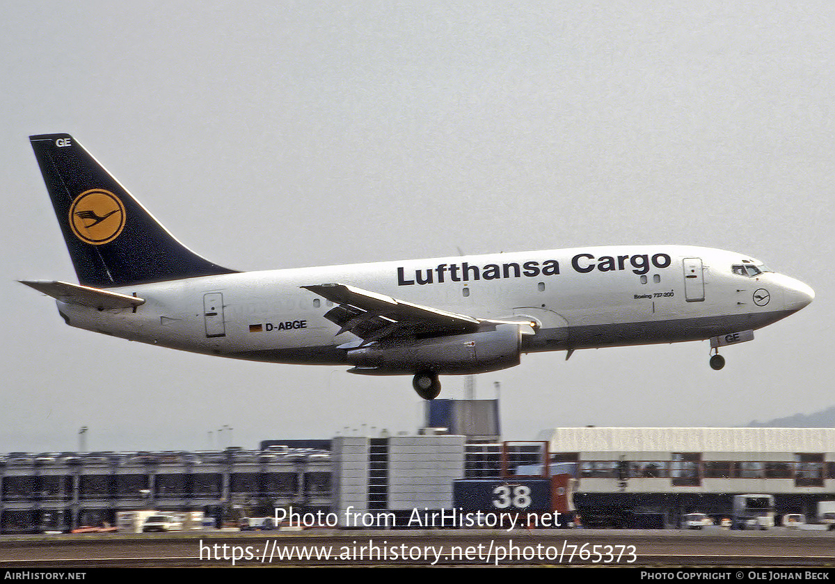 Aircraft Photo of D-ABGE | Boeing 737-230C | Lufthansa Cargo | AirHistory.net #765373