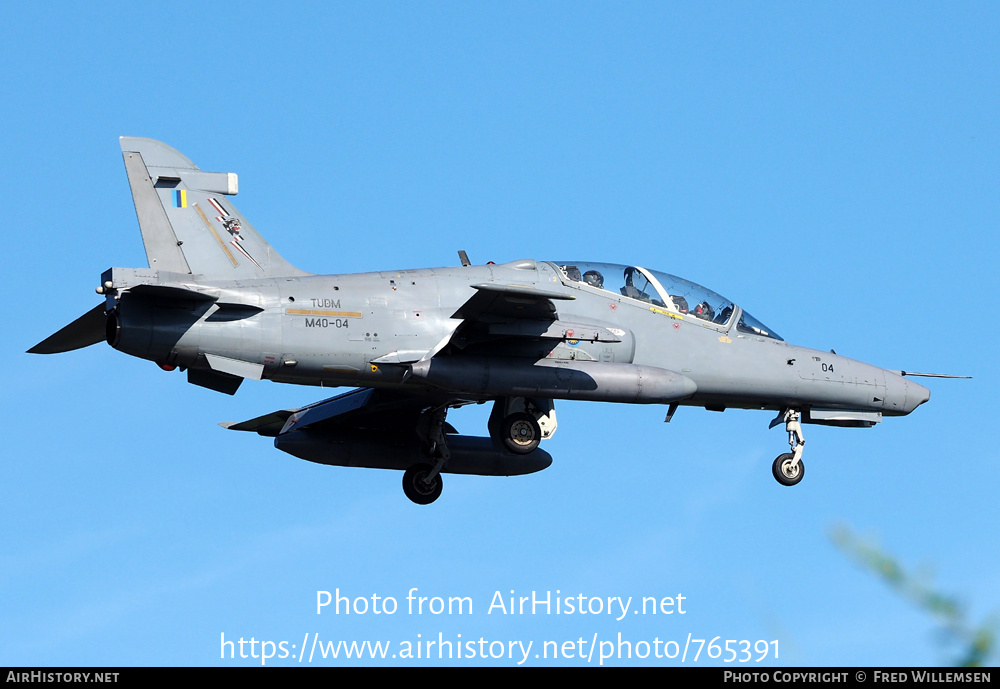 Aircraft Photo of M40-04 | British Aerospace Hawk 108 | Malaysia - Air Force | AirHistory.net #765391