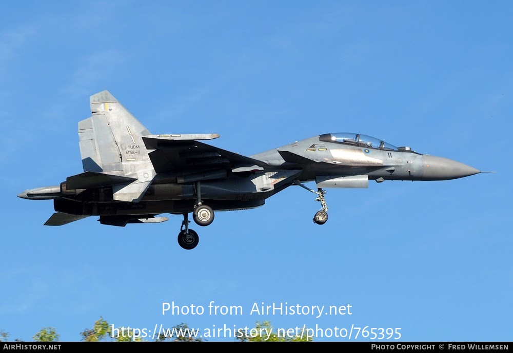 Aircraft Photo of M52-11 | Sukhoi Su-30MKM | Malaysia - Air Force | AirHistory.net #765395