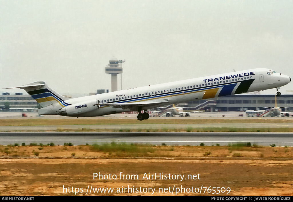 Aircraft Photo of SE-DLS | McDonnell Douglas MD-83 (DC-9-83) | Transwede Airways | AirHistory.net #765509