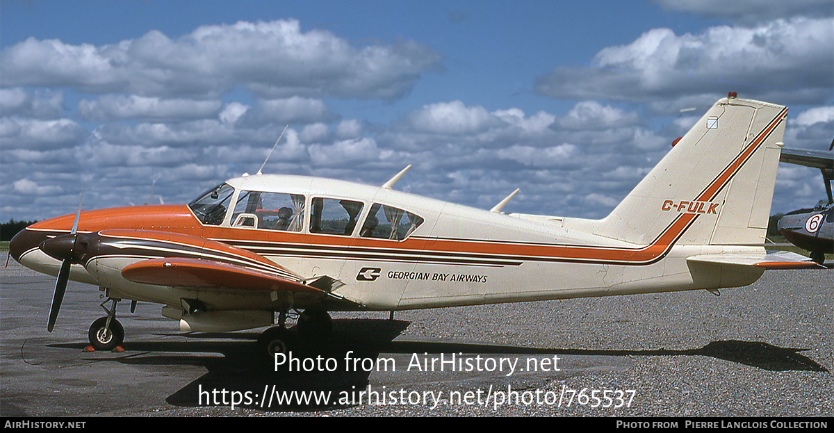 Aircraft Photo of C-FULK | Piper PA-23-250 Aztec C | Georgian Bay Airways | AirHistory.net #765537