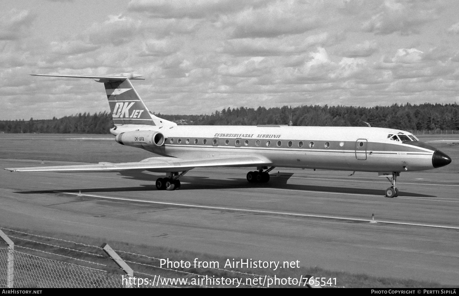 Aircraft Photo of OK-AFA | Tupolev Tu-134A | ČSA - Československé Aerolinie - Czechoslovak Airlines | AirHistory.net #765541