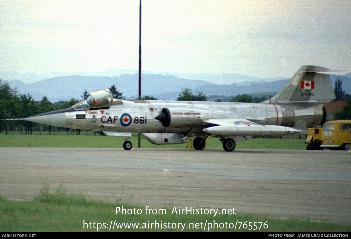 Aircraft Photo of 104861 | Canadair CF-104 Starfighter | Canada - Air Force | AirHistory.net #765576