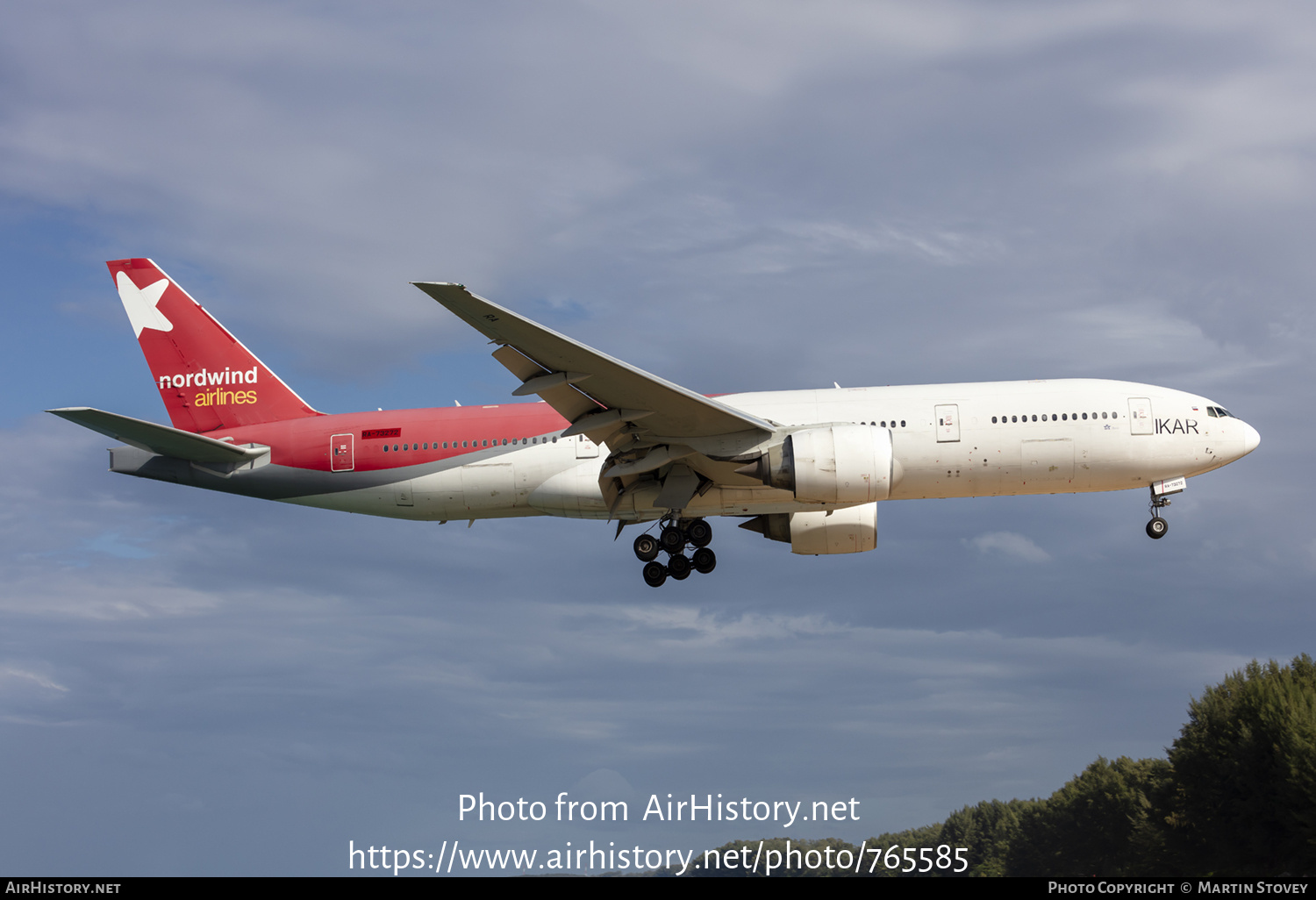 Aircraft Photo of RA-73272 | Boeing 777-2Q8/ER | Ikar Airlines | AirHistory.net #765585