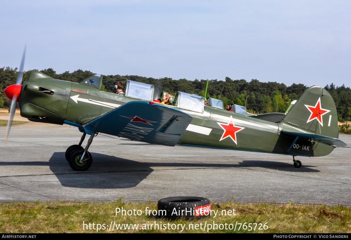 Aircraft Photo of OO-IAK / 1 white | Yakovlev Yak-18 | Soviet Union - Air Force | AirHistory.net #765726