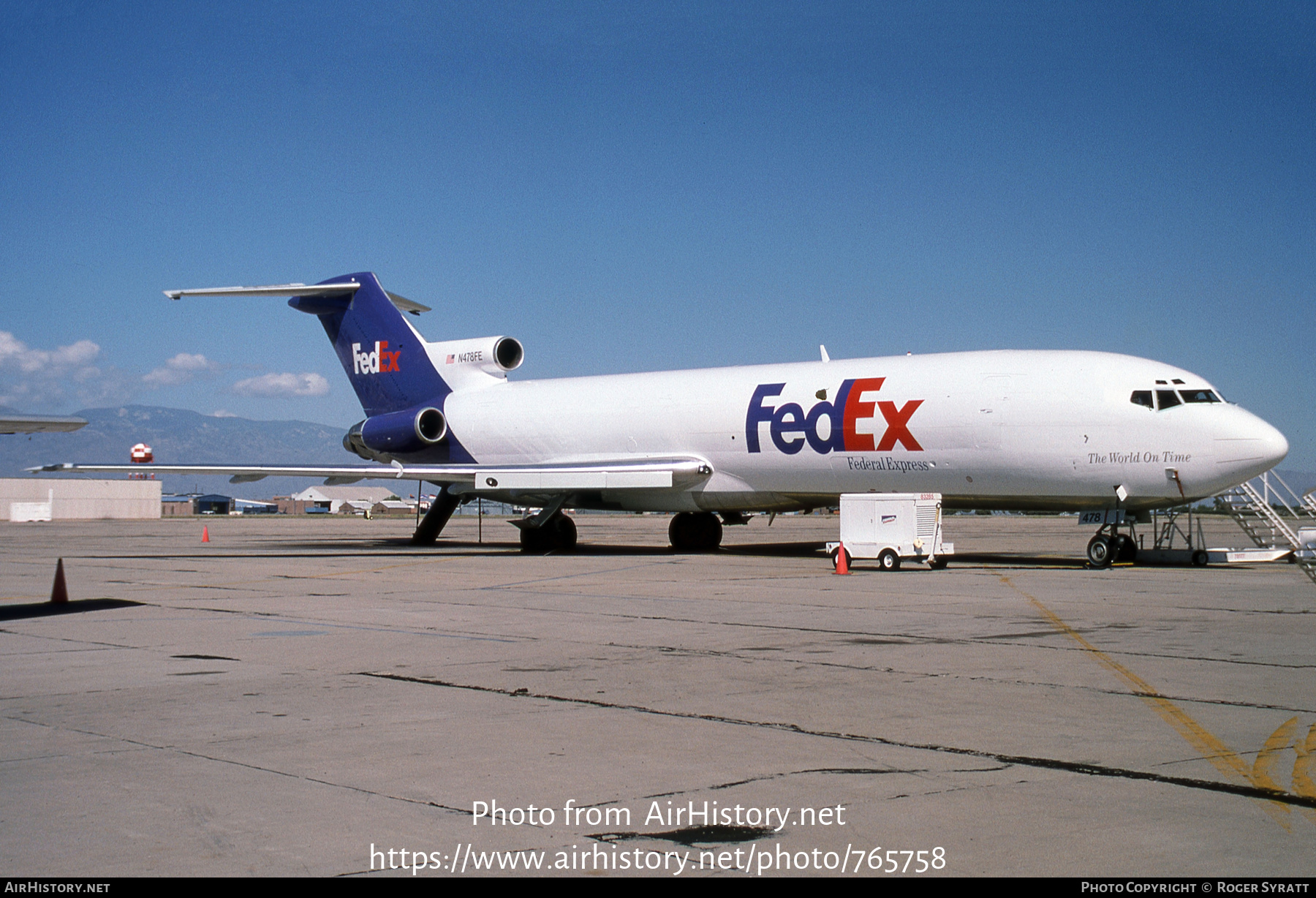 Aircraft Photo of N478FE | Boeing 727-227/Adv(F) | Fedex - Federal Express | AirHistory.net #765758