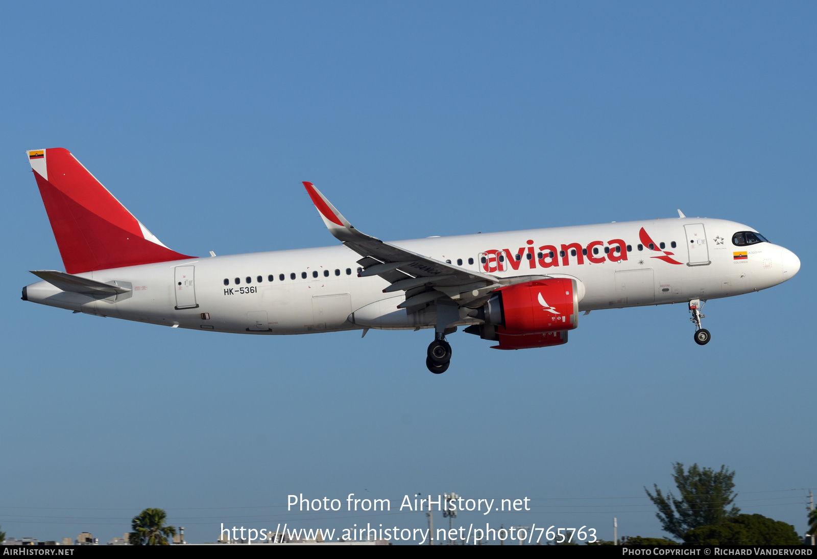 Aircraft Photo of HK-5361 | Airbus A320-251N | Avianca | AirHistory.net #765763