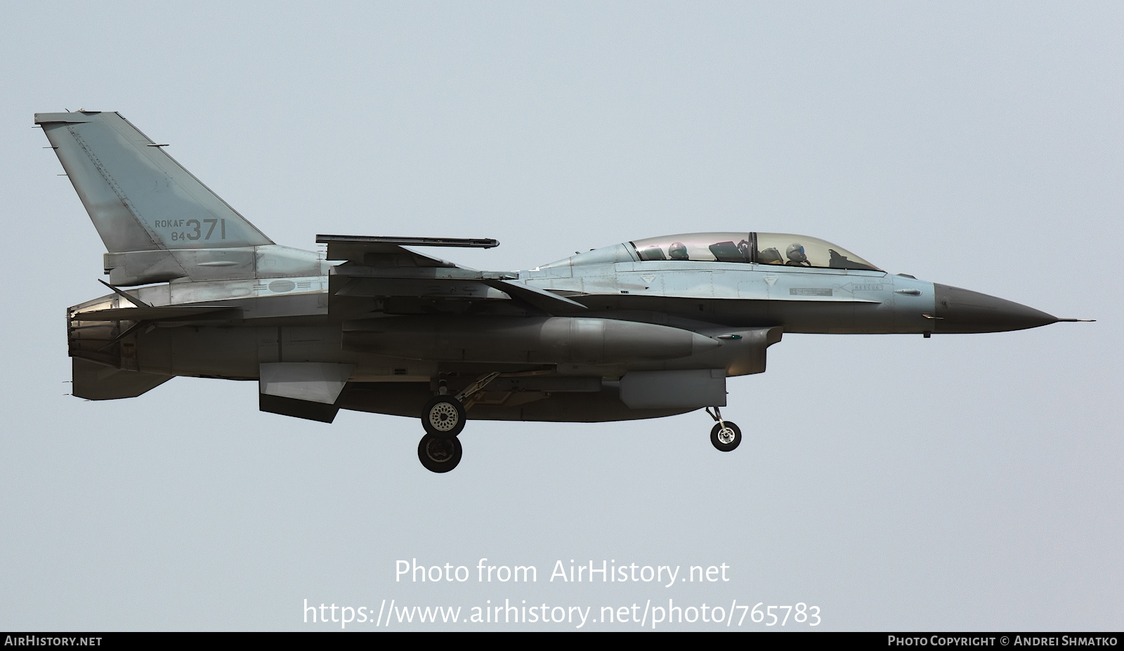 Aircraft Photo of 84-371 | General Dynamics F-16D Fighting Falcon | South Korea - Air Force | AirHistory.net #765783