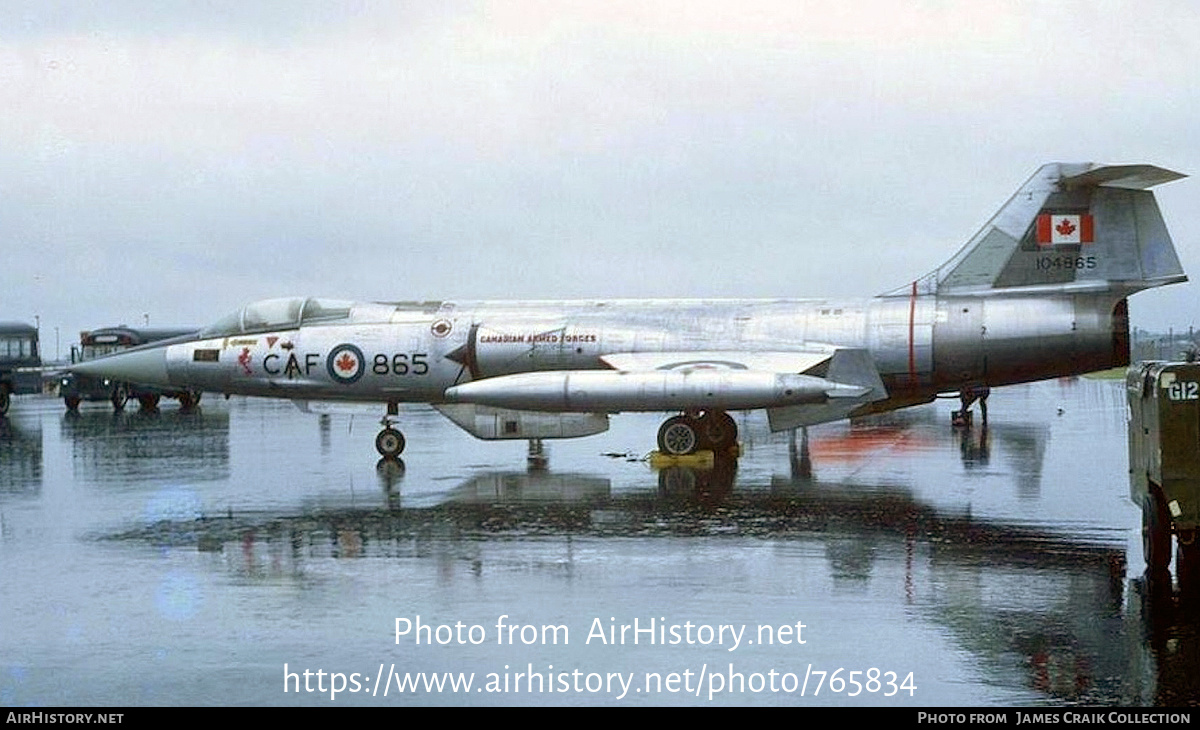 Aircraft Photo of 104865 | Canadair CF-104 Starfighter | Canada - Air Force | AirHistory.net #765834