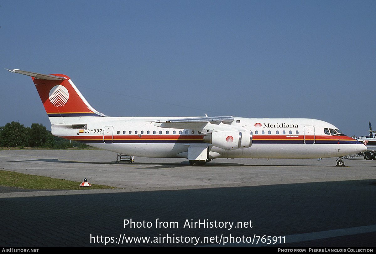 Aircraft Photo of EC-807 | British Aerospace BAe-146-300 | Meridiana | AirHistory.net #765911