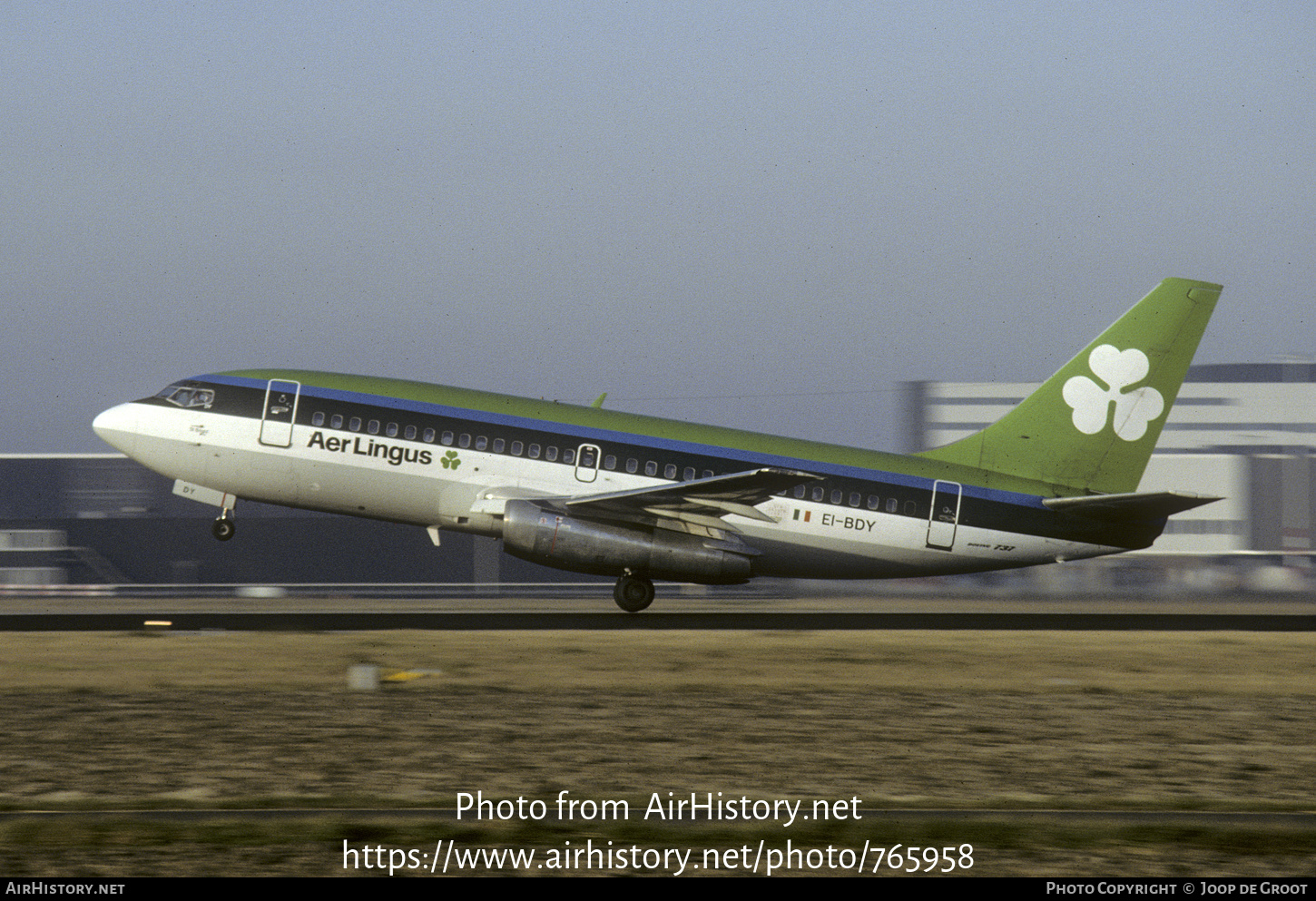 Aircraft Photo of EI-BDY | Boeing 737-2E1/Adv | Aer Lingus | AirHistory.net #765958