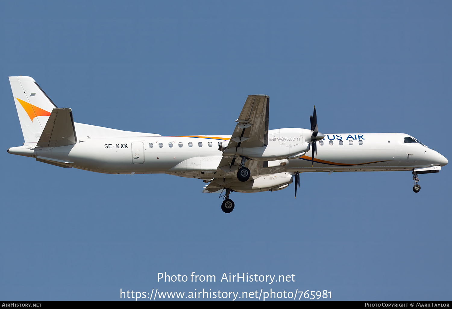 Aircraft Photo of SE-KXK | Saab 2000 | Tus Airways | AirHistory.net #765981