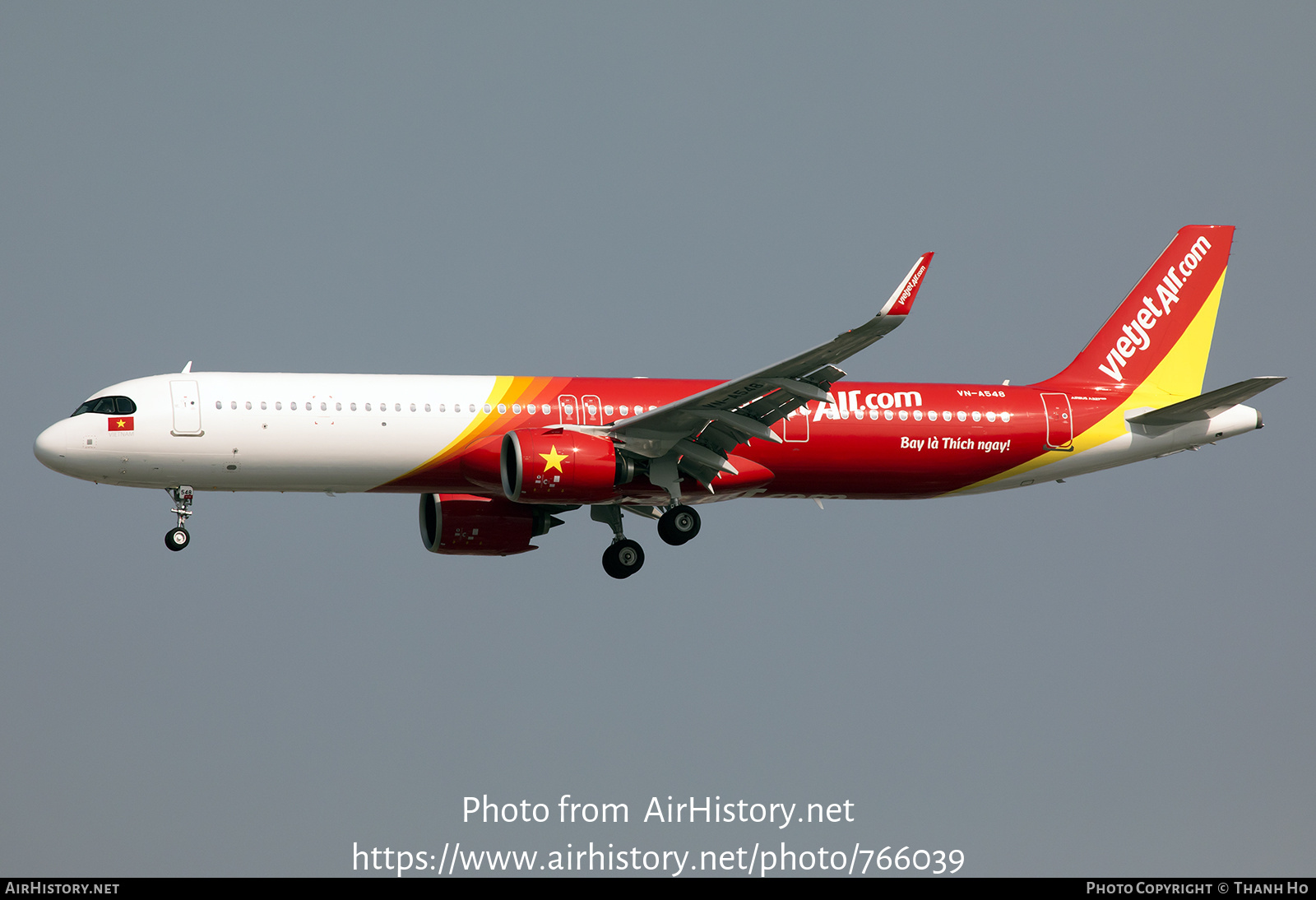 Aircraft Photo of VN-A548 | Airbus A321-271NX | VietJet Air | AirHistory.net #766039