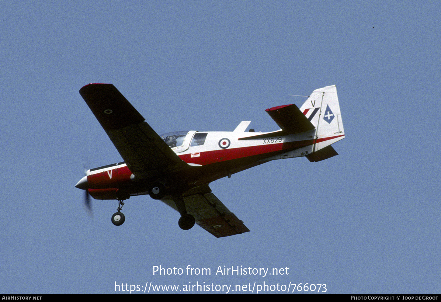 Aircraft Photo of XX629 | Scottish Aviation Bulldog T1 | UK - Air Force | AirHistory.net #766073