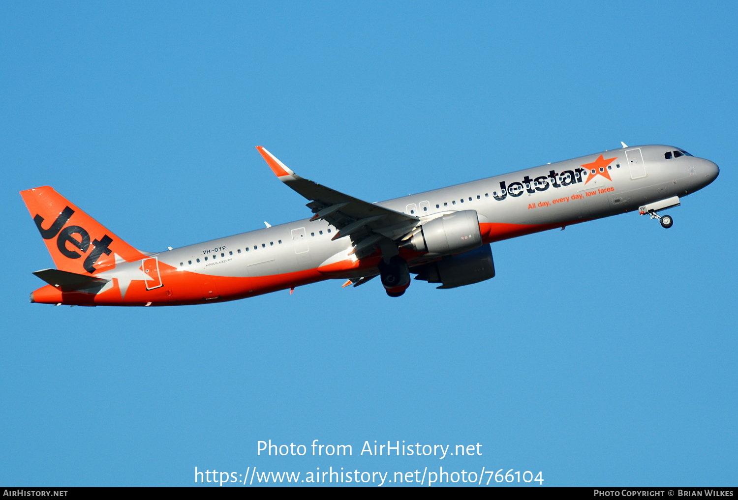 Aircraft Photo of VH-OYP | Airbus A321-251NX | Jetstar Airways | AirHistory.net #766104