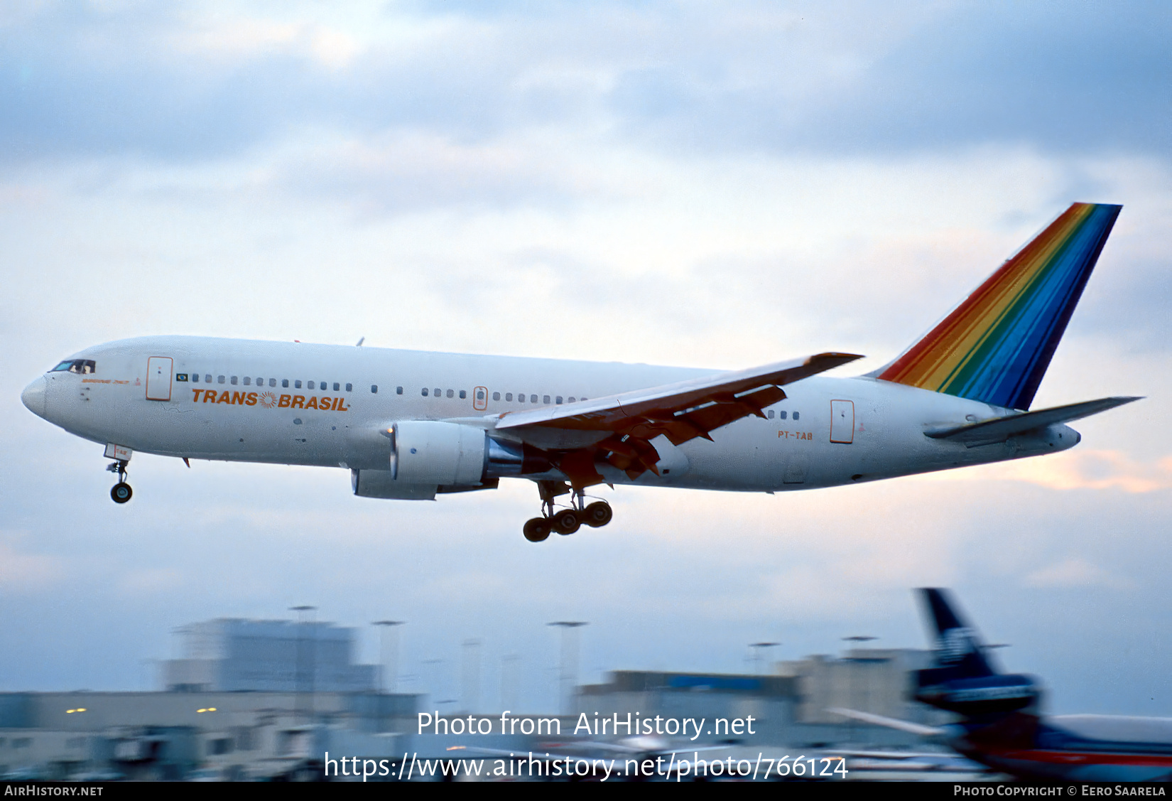 Aircraft Photo of PT-TAB | Boeing 767-2Q4 | TransBrasil | AirHistory.net #766124