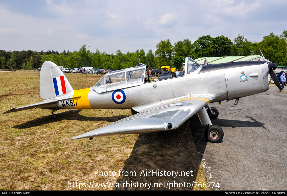 Aircraft Photo of G-ULAS / WK517 | De Havilland DHC-1 Chipmunk Mk22 | UK - Air Force | AirHistory.net #766274