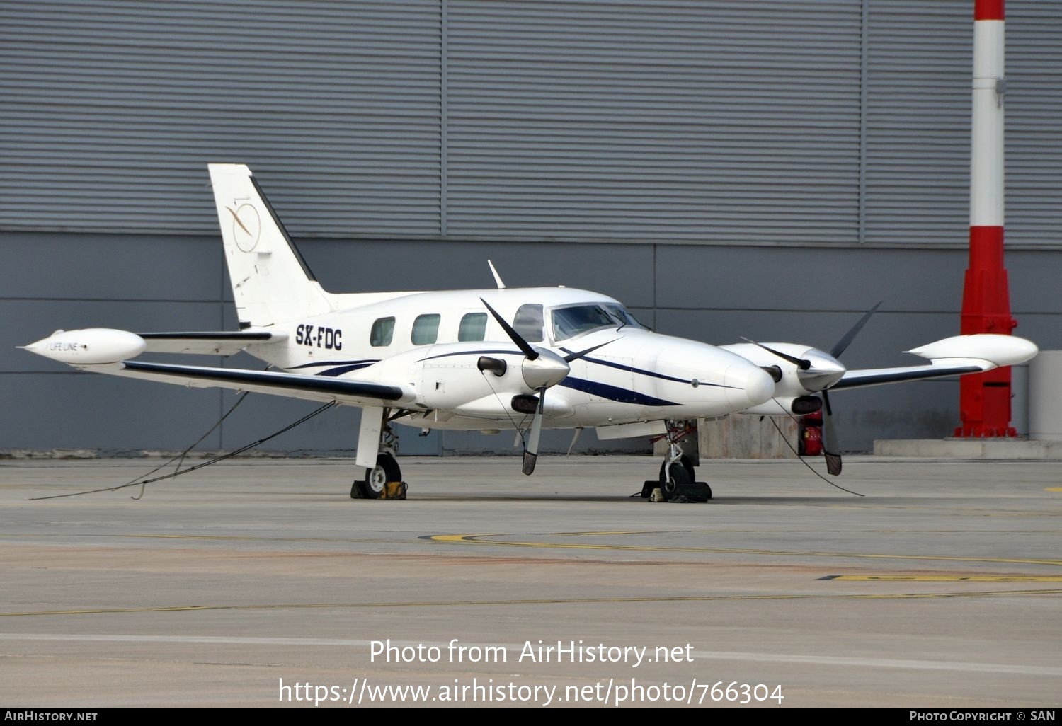 Aircraft Photo of SX-FDC | Piper PA-31T1-500 Cheyenne I | Life Line Aviation | AirHistory.net #766304