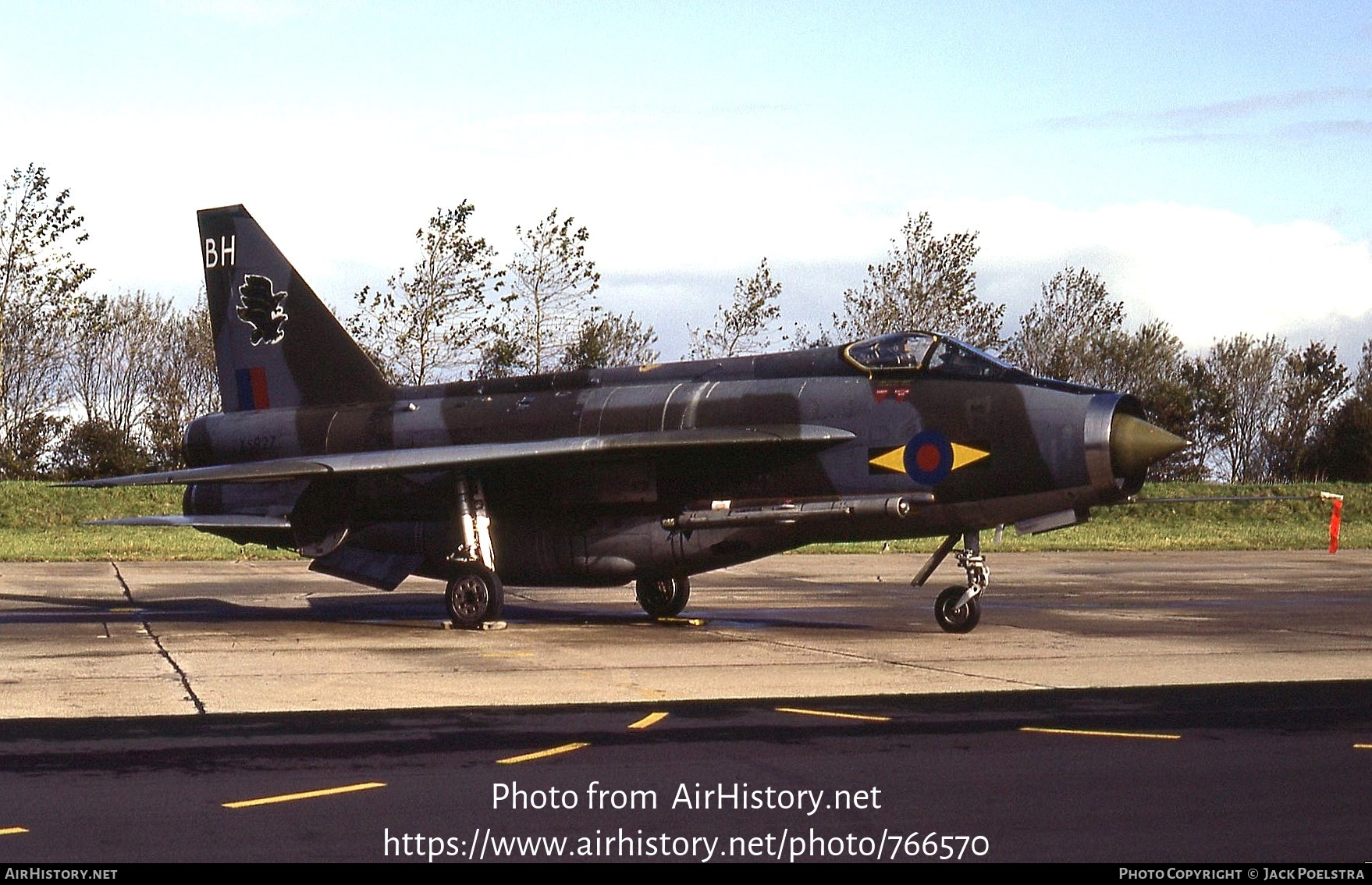 Aircraft Photo of XS927 | English Electric Lightning F6 | UK - Air Force | AirHistory.net #766570