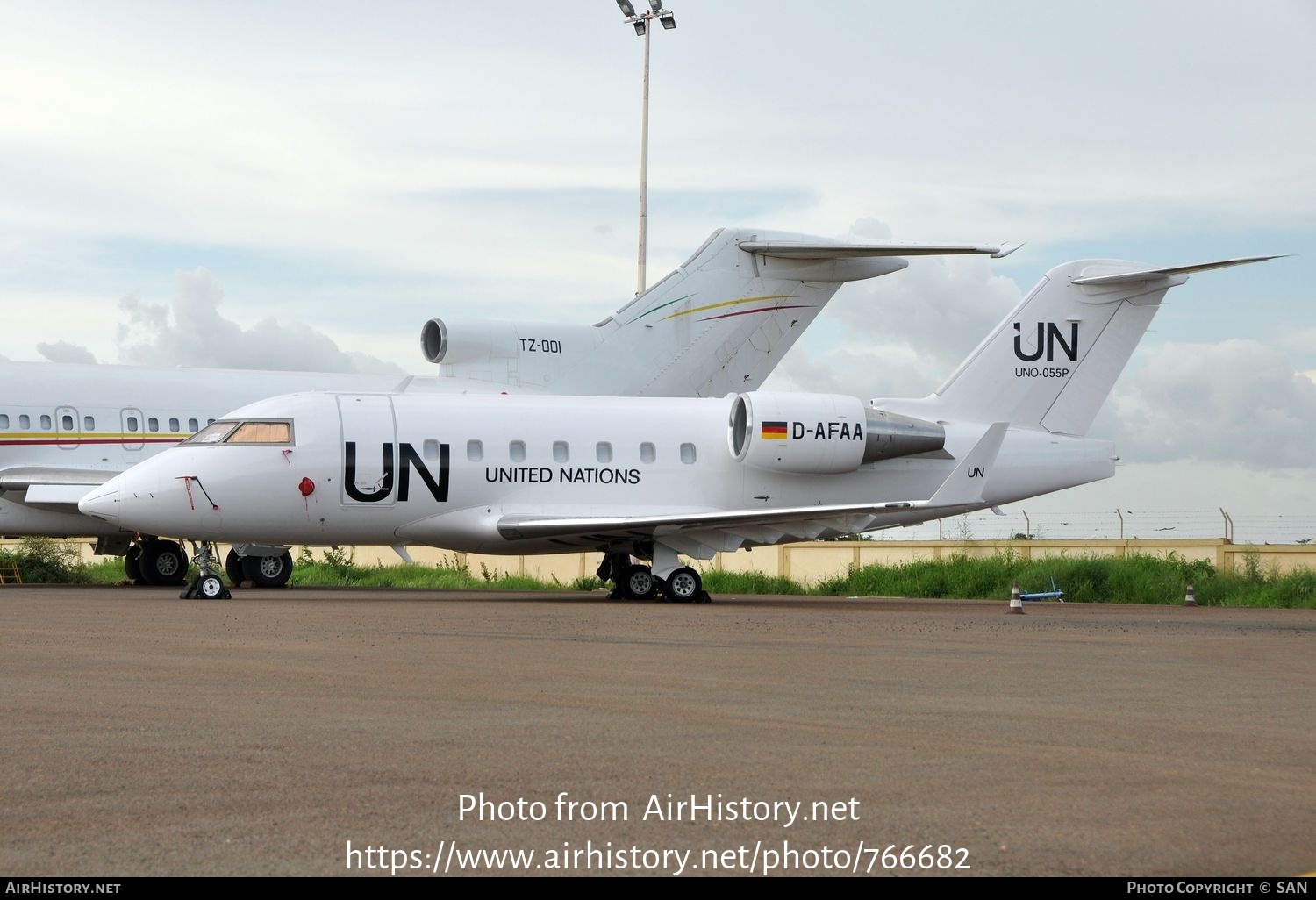 Aircraft Photo of D-AFAA | Bombardier Challenger 604 (CL-600-2B16) | United Nations | AirHistory.net #766682