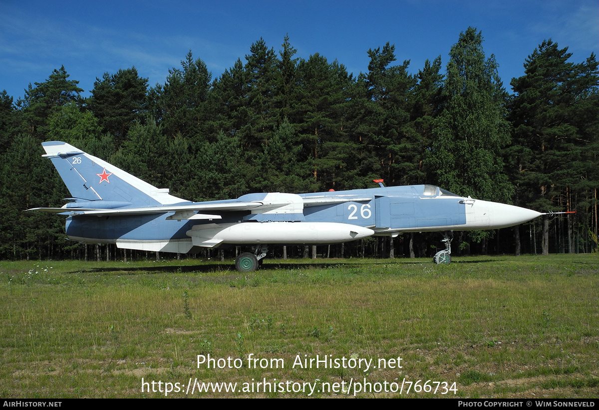 Aircraft Photo of 26 white | Sukhoi Su-24M | Belarus - Air Force | AirHistory.net #766734