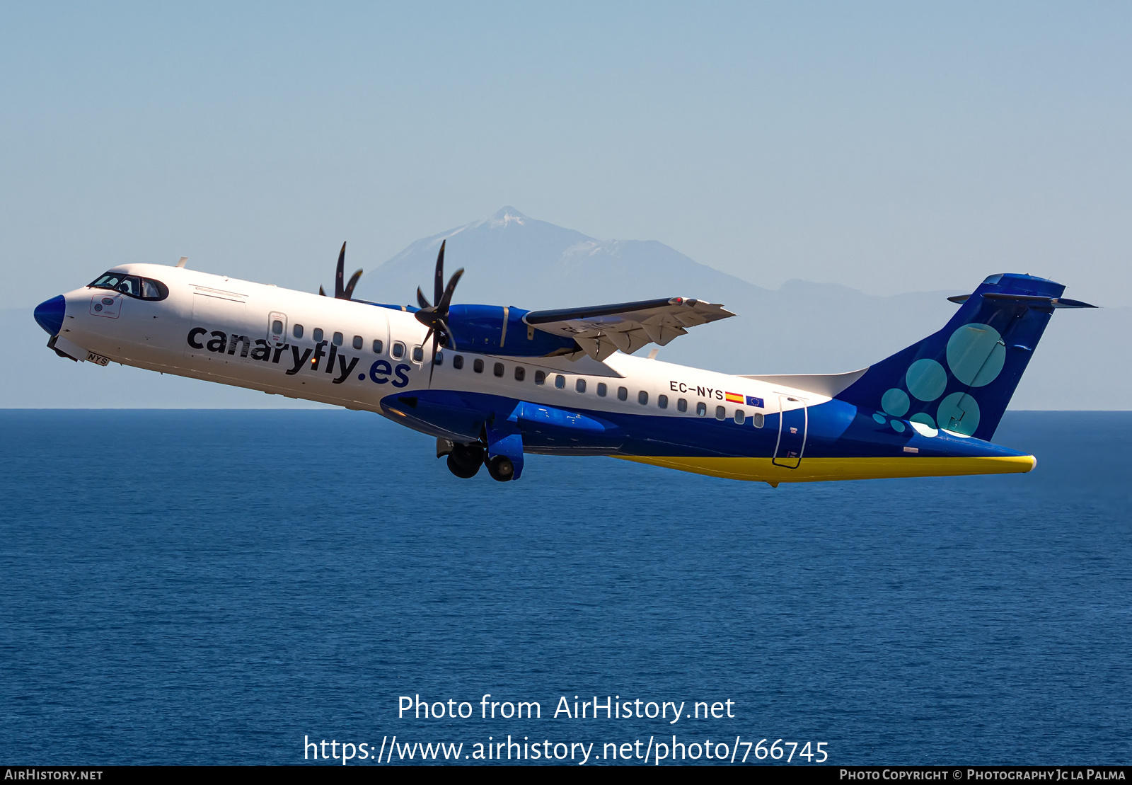 Aircraft Photo of EC-NYS | ATR ATR-72-500 (ATR-72-212A) | Canaryfly | AirHistory.net #766745