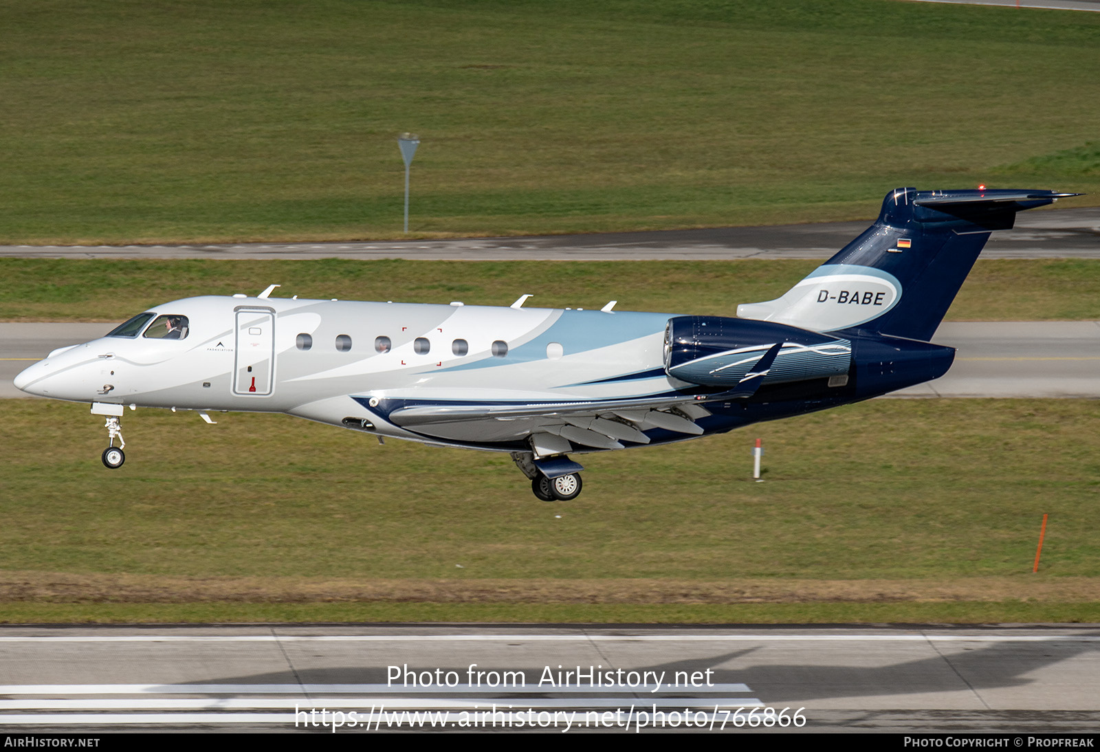 Aircraft Photo of D-BABE | Embraer EMB-550 Legacy 500 | PadAviation | AirHistory.net #766866