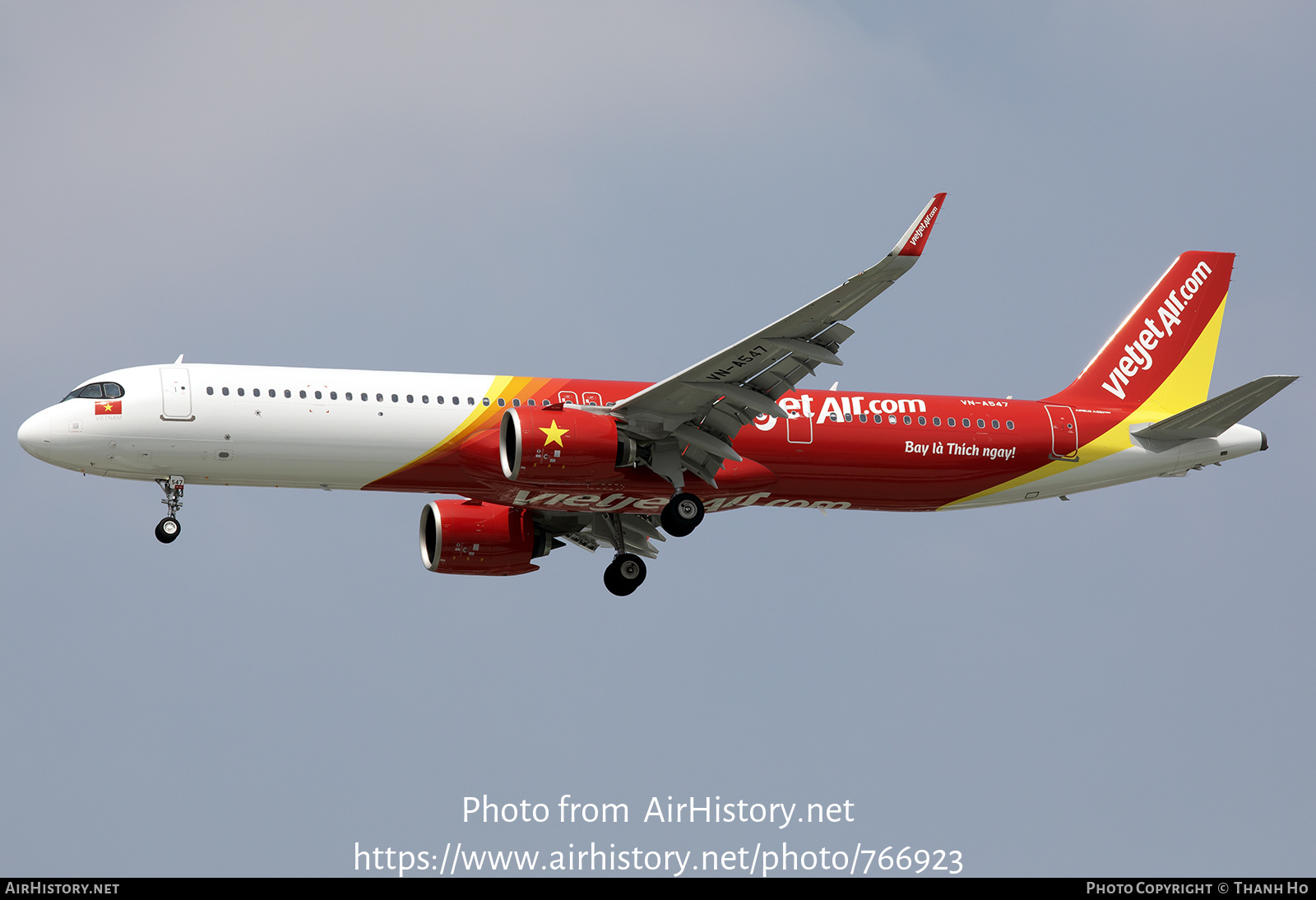 Aircraft Photo of VN-A547 | Airbus A321-271NX | VietJet Air | AirHistory.net #766923