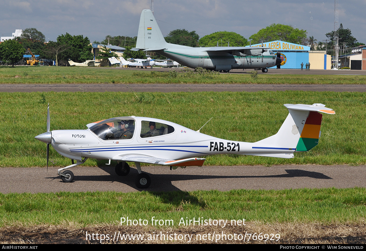 Aircraft Photo of FAB-521 | Diamond DA40 CS Diamond Star | Bolivia - Air Force | AirHistory.net #766929