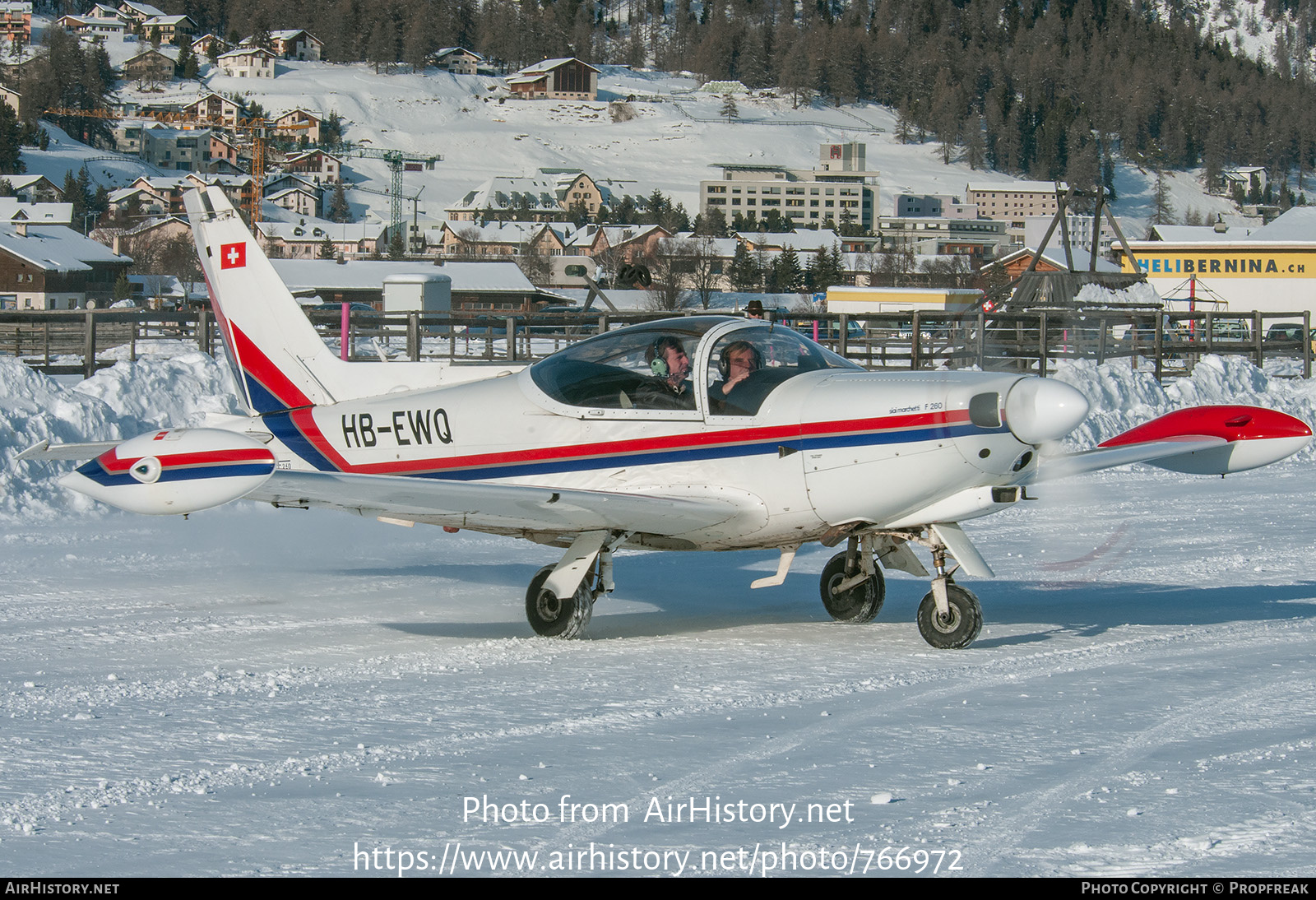 Aircraft Photo of HB-EWQ | SIAI-Marchetti SF-260C | AirHistory.net #766972