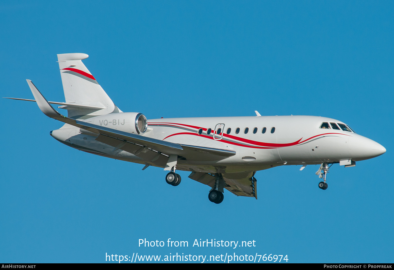 Aircraft Photo of VQ-BIJ | Dassault Falcon 2000EX | AirHistory.net #766974