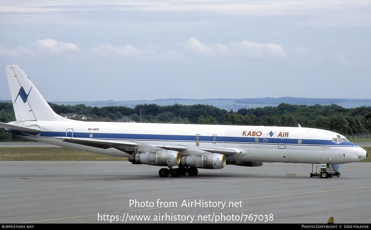 Aircraft Photo of 5N-AWE | Douglas DC-8-55(F) | Kabo Air | AirHistory.net #767038