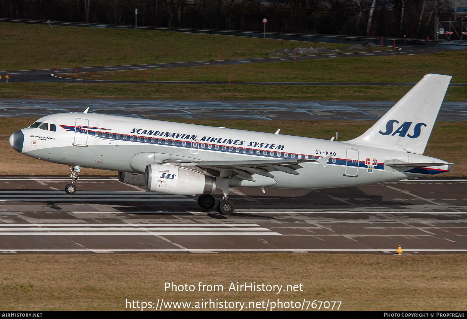 Aircraft Photo of OY-KBO | Airbus A319-132 | Scandinavian Airlines - SAS | Scandinavian Airlines System - SAS | AirHistory.net #767077