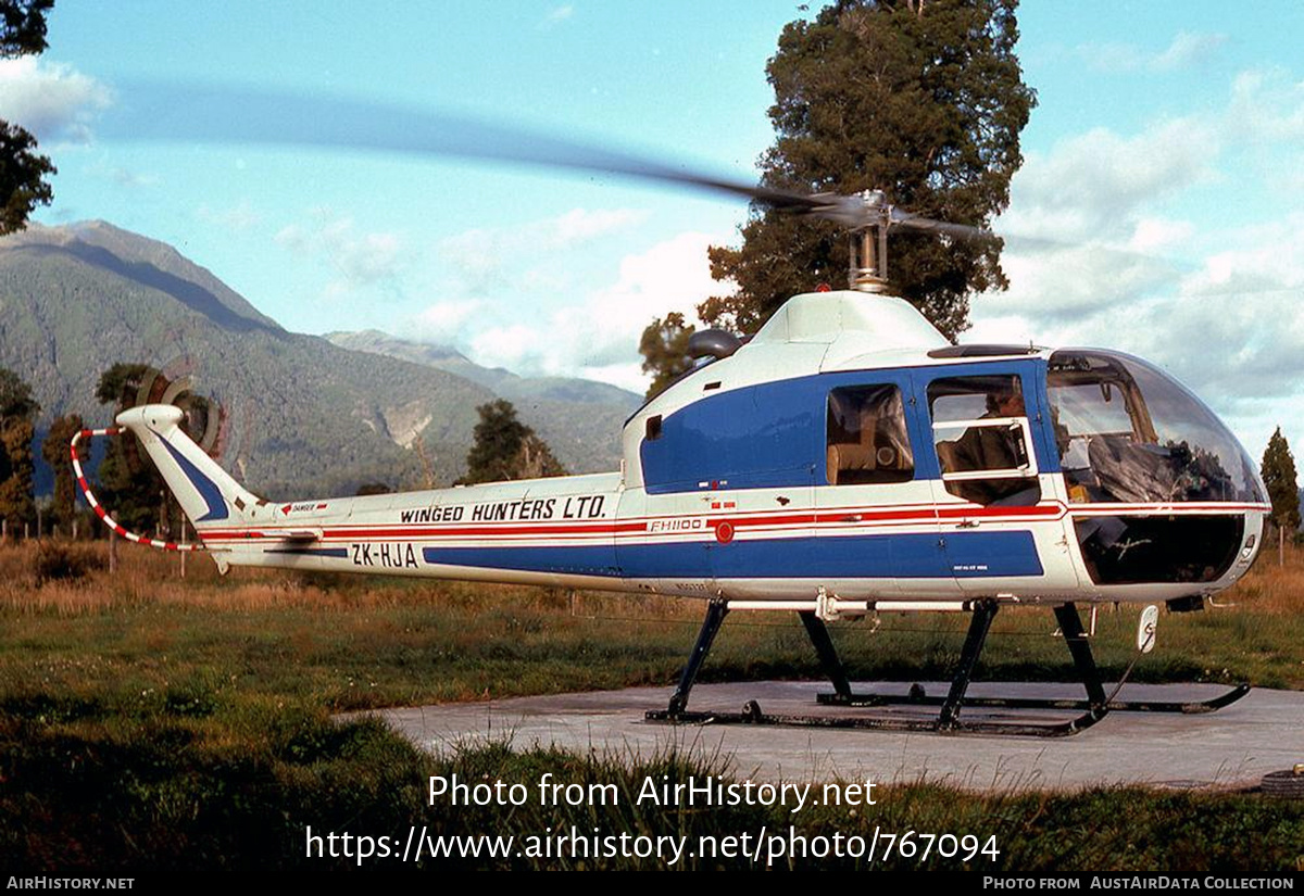 Aircraft Photo of ZK-HJA | Fairchild Hiller FH-1100 | Winged Hunters | AirHistory.net #767094