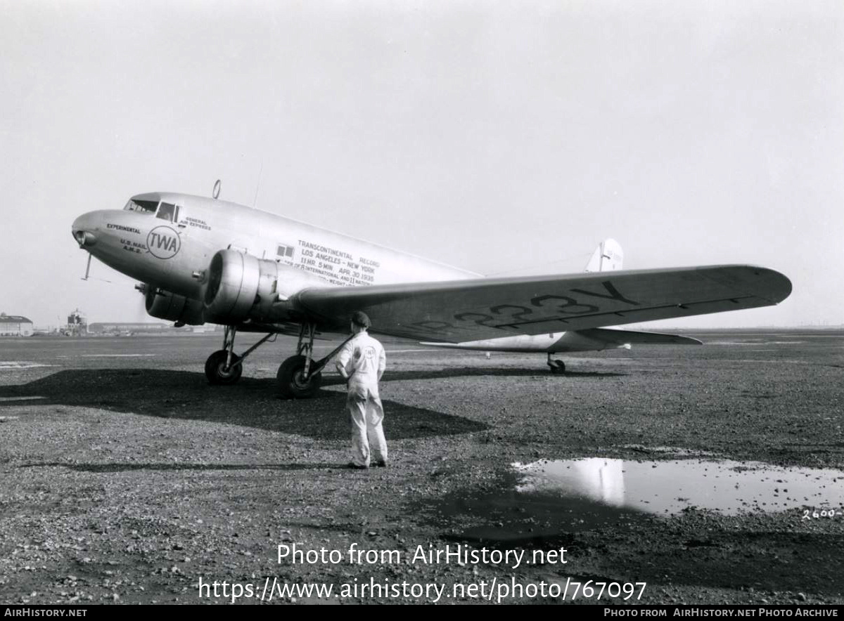 Aircraft Photo of NR223Y | Douglas DC-1-109 | TWA - Transcontinental and Western Air | AirHistory.net #767097