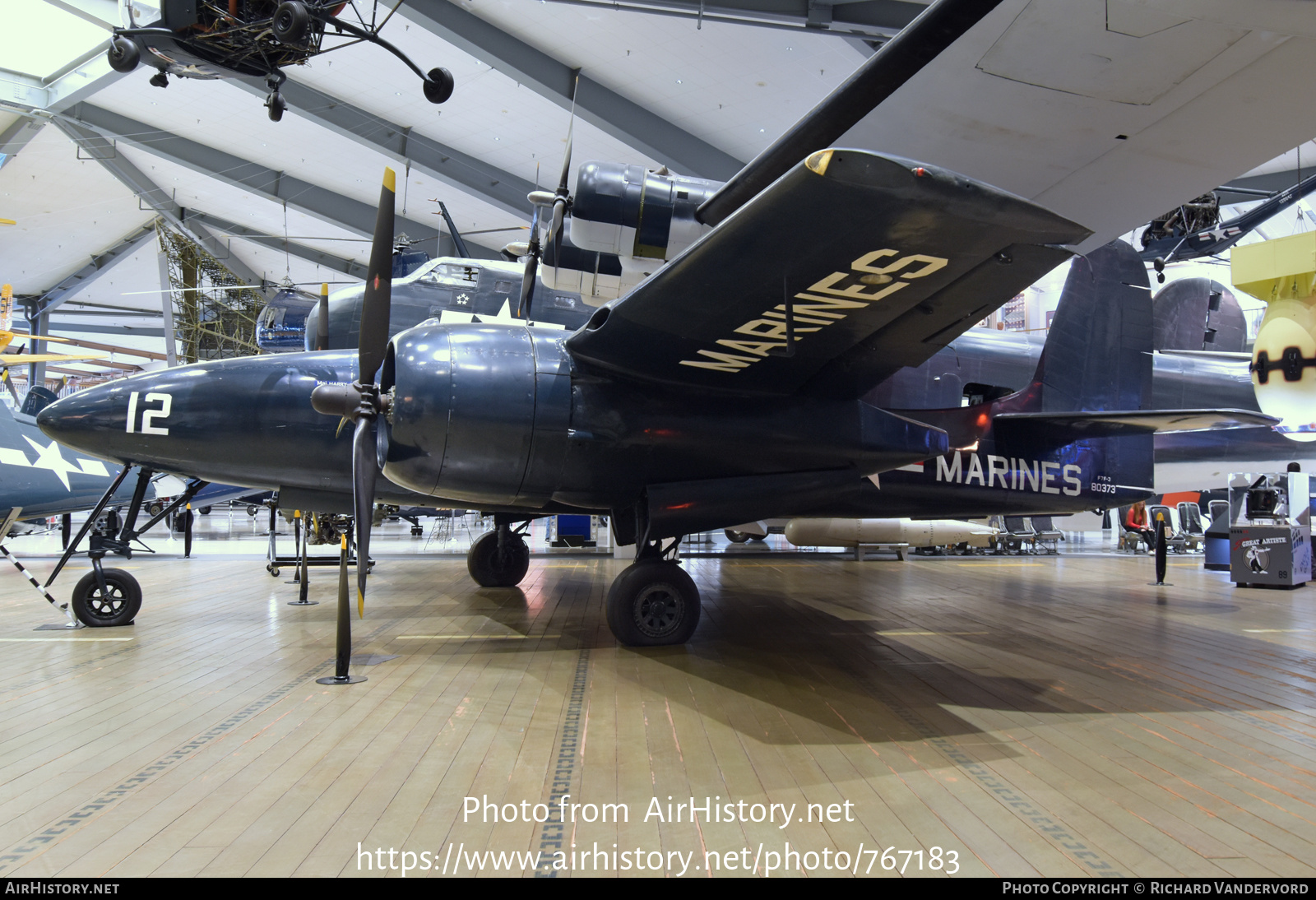 Aircraft Photo of 80373 | Grumman F7F-3 Tigercat | USA - Marines | AirHistory.net #767183