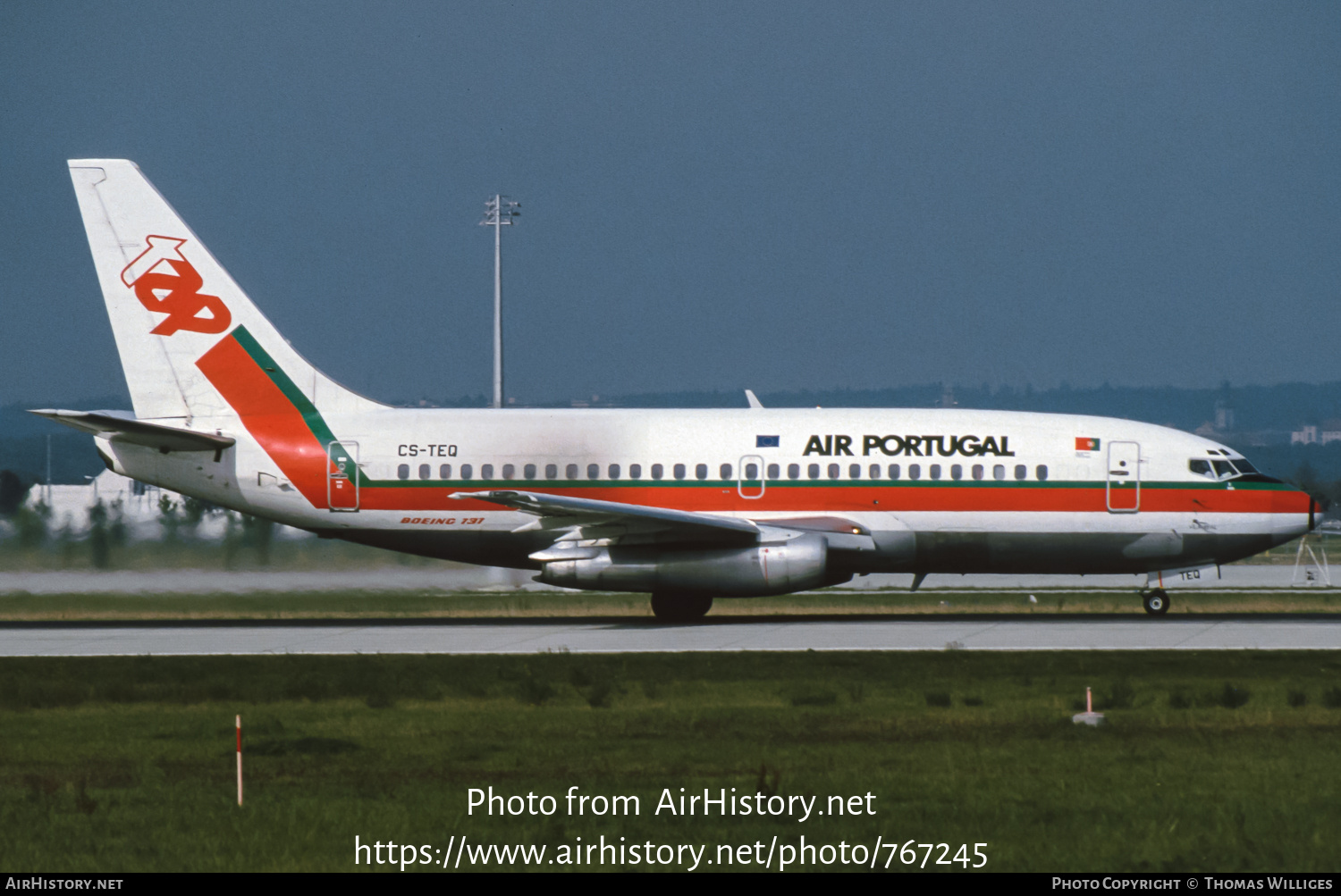 Aircraft Photo of CS-TEQ | Boeing 737-282C/Adv | TAP Air Portugal | AirHistory.net #767245