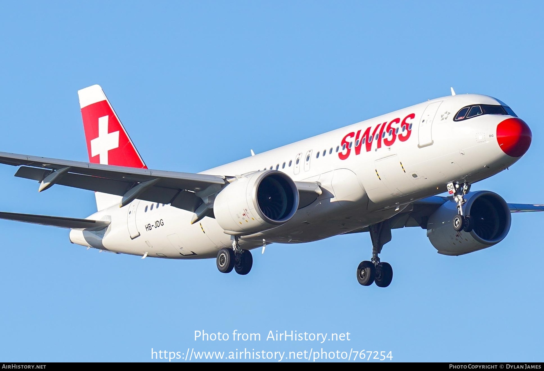 Aircraft Photo of HB-JDG | Airbus A320-271N | Swiss International Air Lines | AirHistory.net #767254