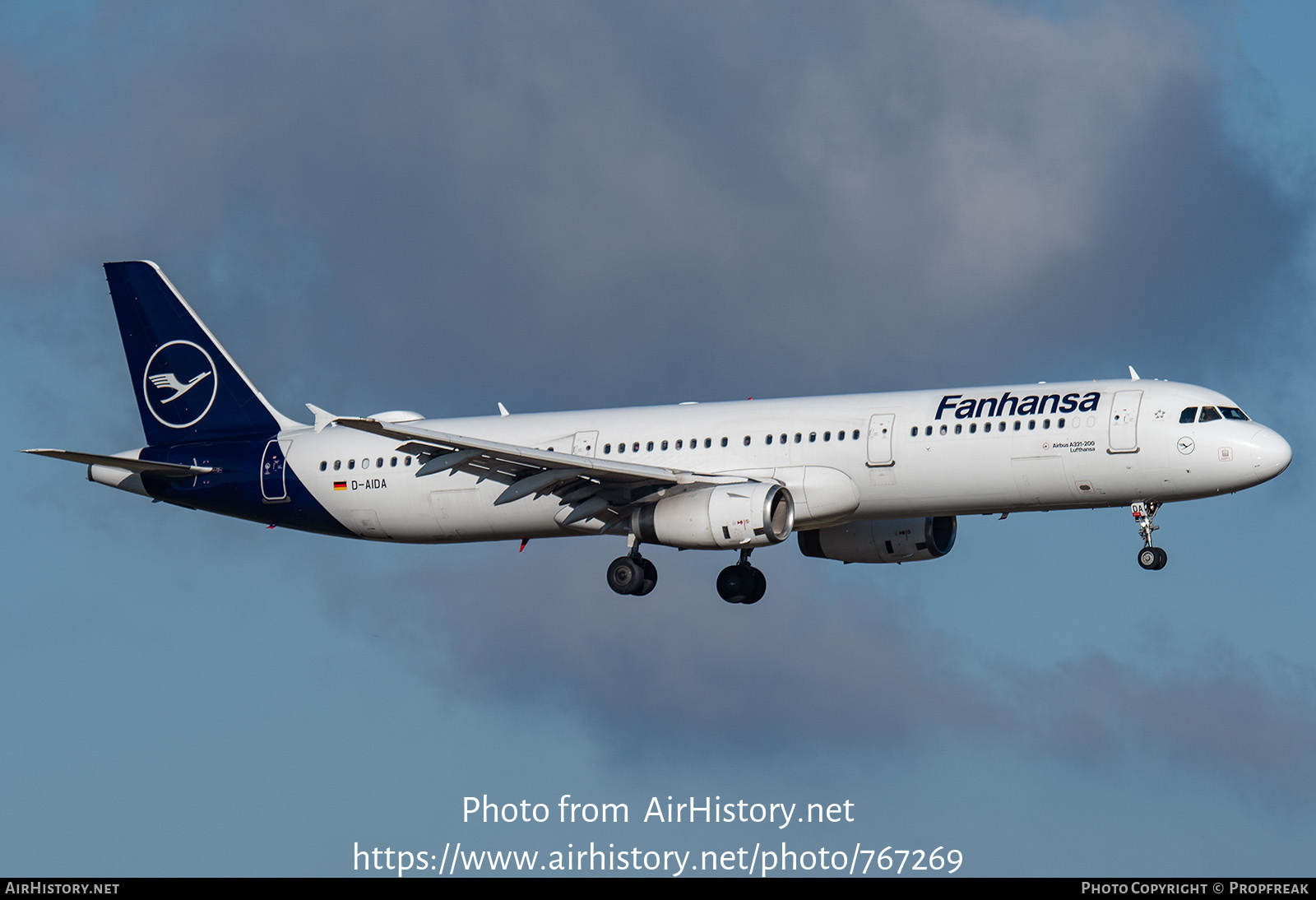 Aircraft Photo of D-AIDA | Airbus A321-231 | Lufthansa | AirHistory.net #767269