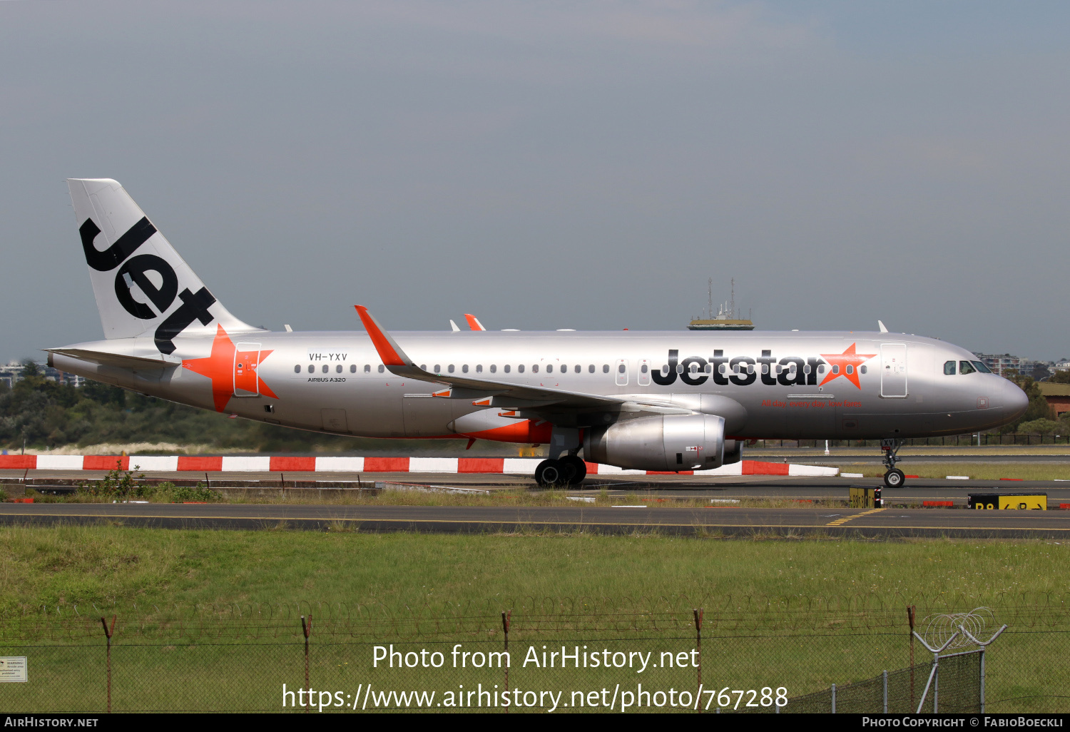 Aircraft Photo of VH-YXV | Airbus A320-232 | Jetstar Airways | AirHistory.net #767288