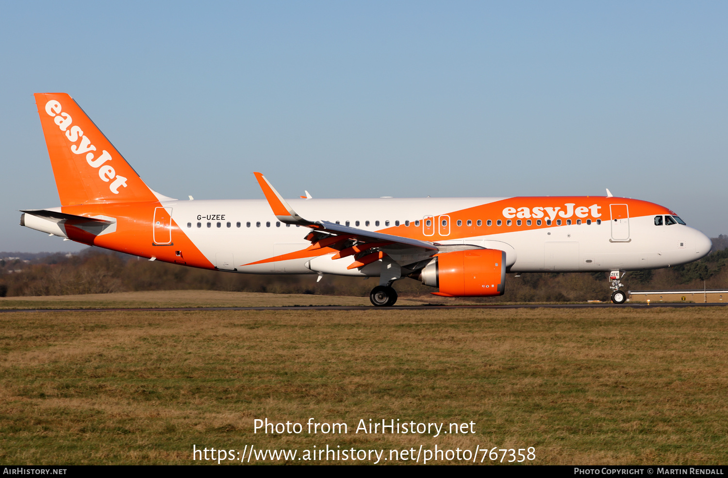 Aircraft Photo of G-UZEE | Airbus A320-251N | EasyJet | AirHistory.net #767358