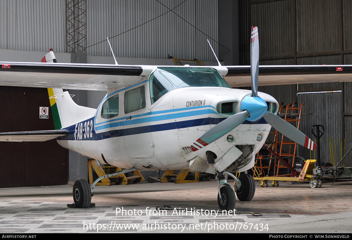 Aircraft Photo of FAB-362 | Cessna 210N Centurion II | Bolivia - Air Force | AirHistory.net #767434