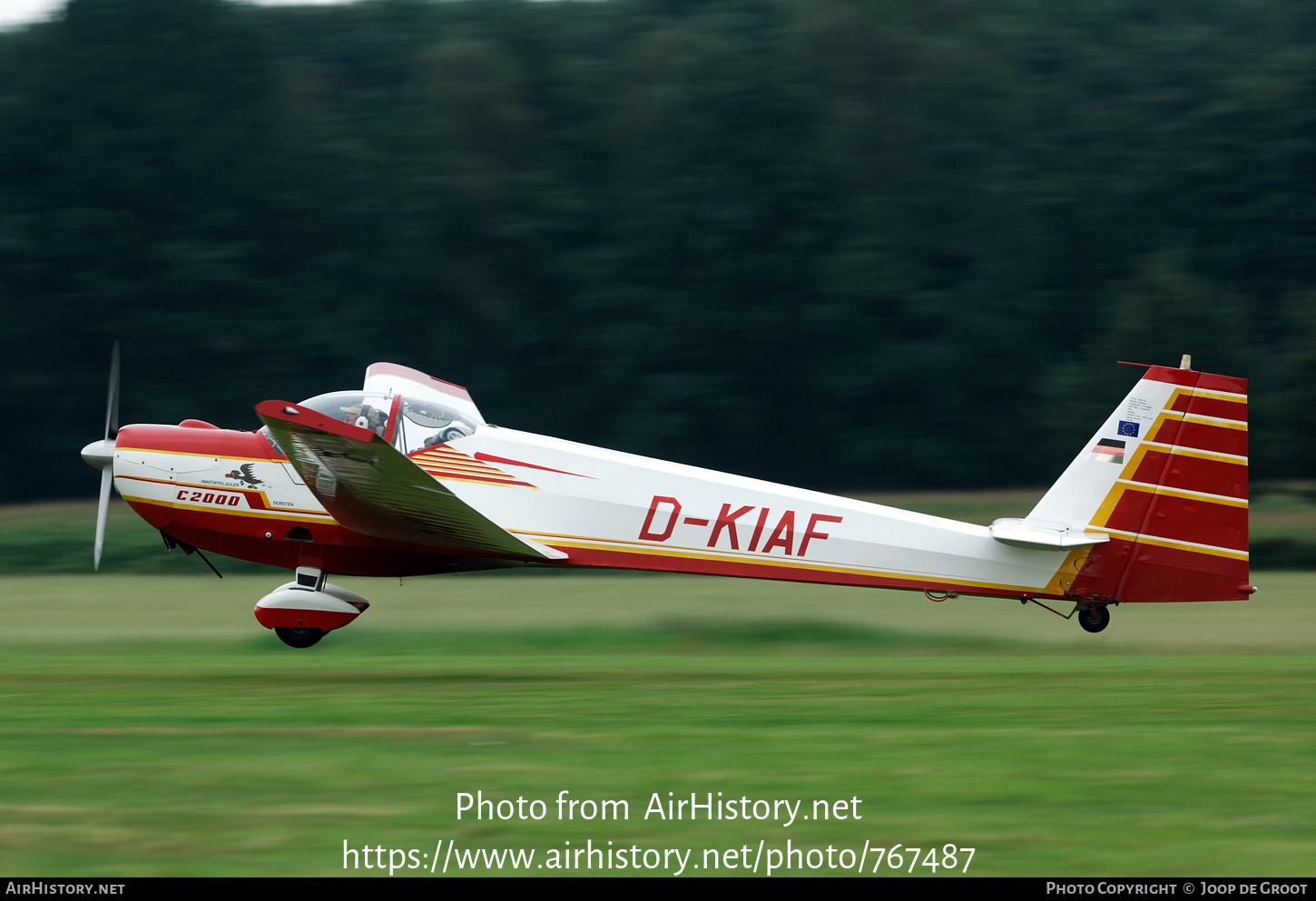 Aircraft Photo of D-KIAF | Scheibe SF-25C Falke 2000 | AirHistory.net #767487