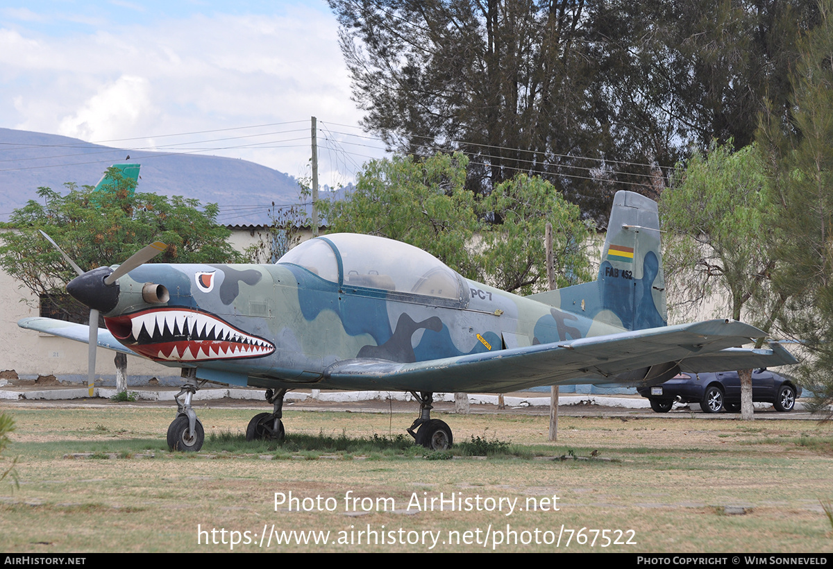 Aircraft Photo of FAB-452 | Pilatus PC-7 | Bolivia - Air Force | AirHistory.net #767522