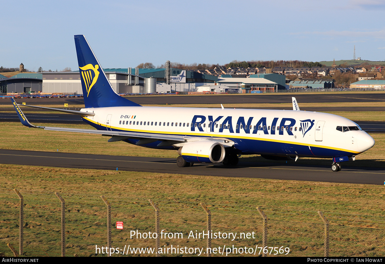 Aircraft Photo of EI-ENJ | Boeing 737-8AS | Ryanair | AirHistory.net #767569