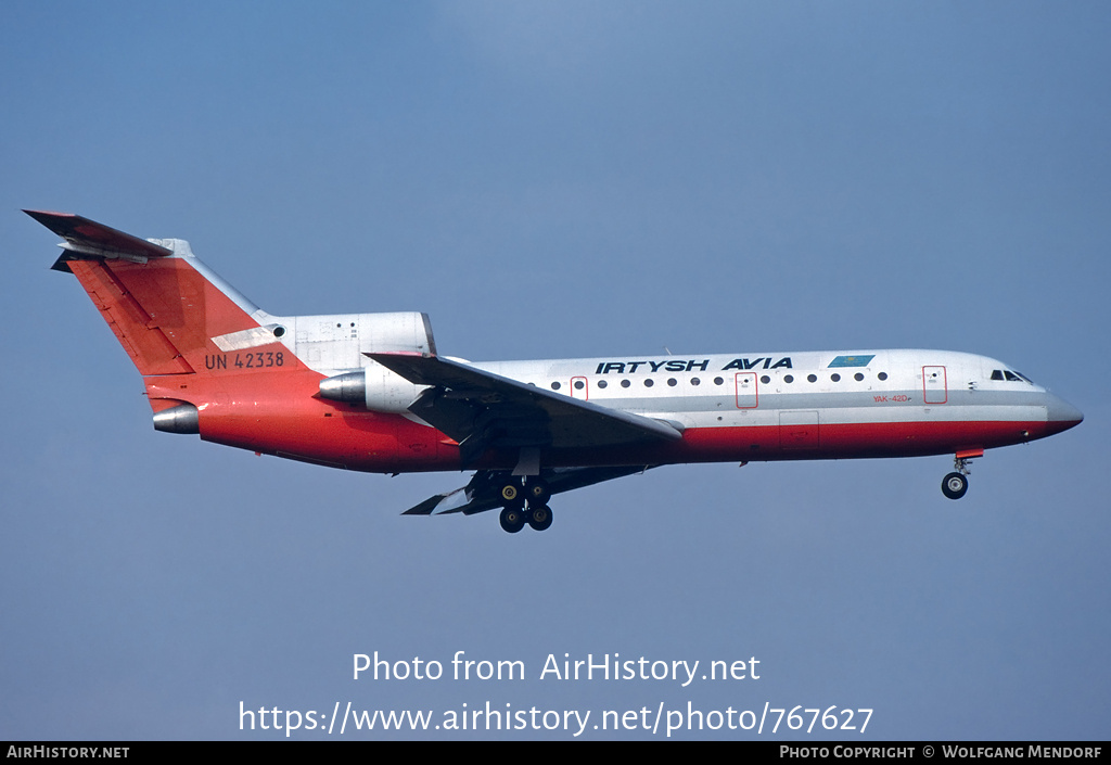 Aircraft Photo of UN-42338 | Yakovlev Yak-42 | Irtysh Avia | AirHistory.net #767627