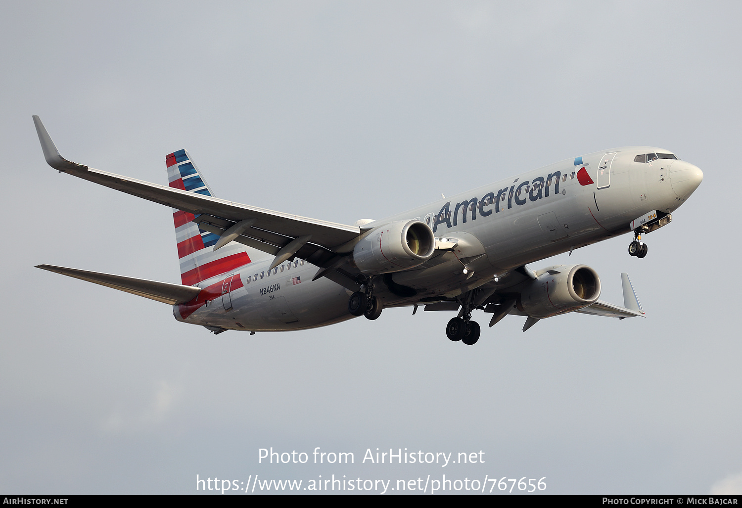 Aircraft Photo of N846NN | Boeing 737-823 | American Airlines | AirHistory.net #767656