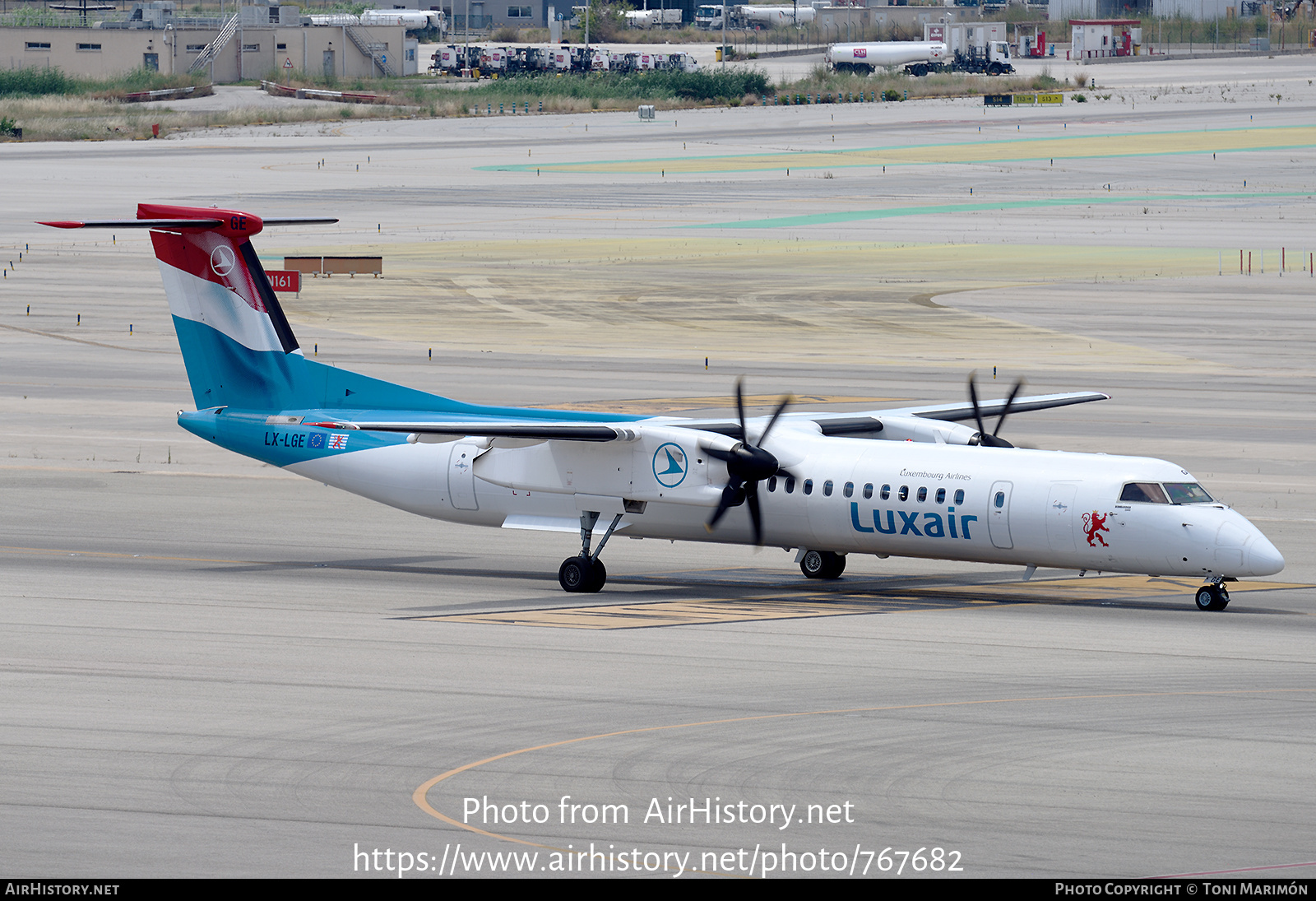 Aircraft Photo of LX-LGE | Bombardier DHC-8-402 Dash 8 | Luxair | AirHistory.net #767682