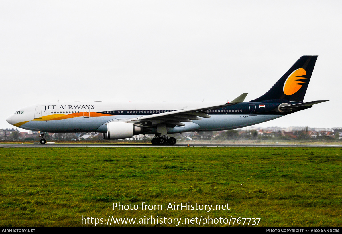 Aircraft Photo of VT-JWP | Airbus A330-203 | Jet Airways | AirHistory.net #767737