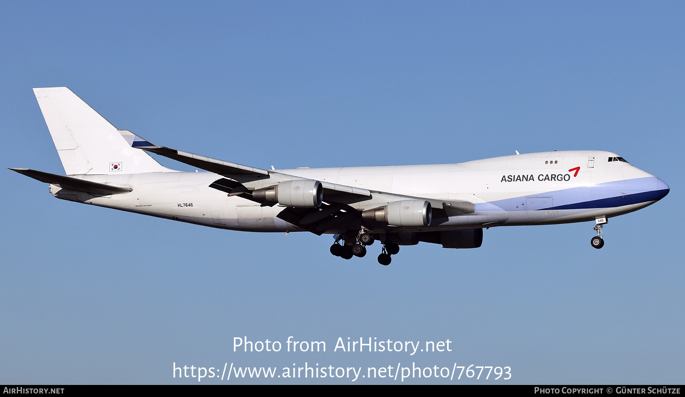 Aircraft Photo of HL7646 | Boeing 747-409F/SCD | Asiana Airlines Cargo | AirHistory.net #767793